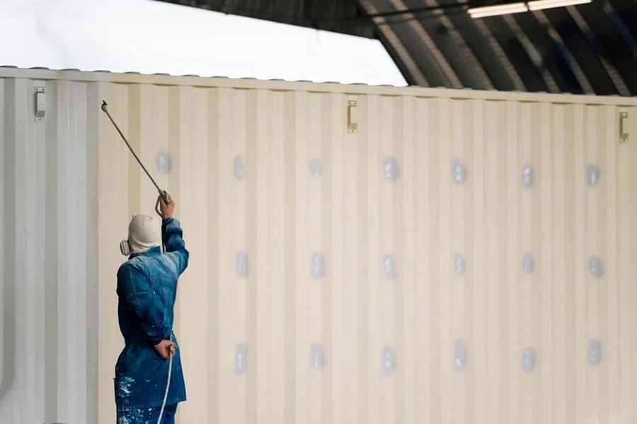 Làm thế nào để sơn một container vận chuyển và lưu trữ?